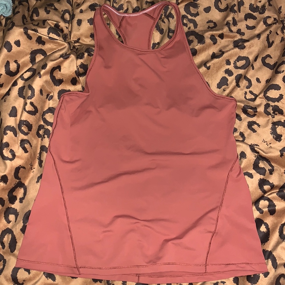 Terracotta racerback workout tank